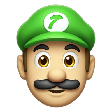 Luigi from super Mario bros sticker