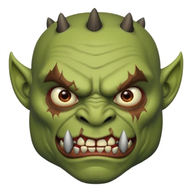 Orc from Lord of the Rings very creepy sticker