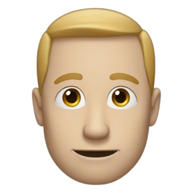 a white man big with a long nose saying goodbye sticker