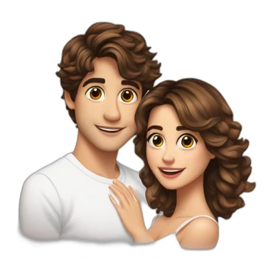 TINI Stoessel and Rodrigo De Paul sticker