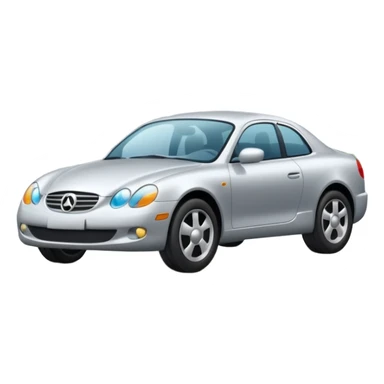 car between mountains sticker