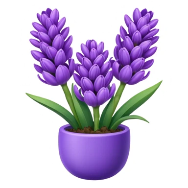 Heart Shaped hyacinth sticker