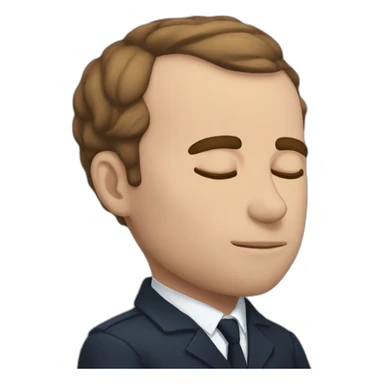 Macron sleep sticker