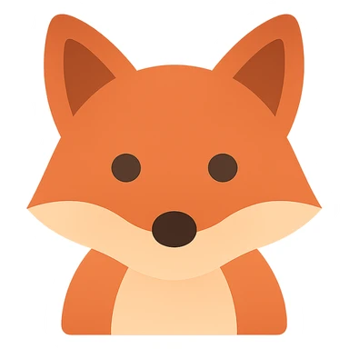 Fox sticker