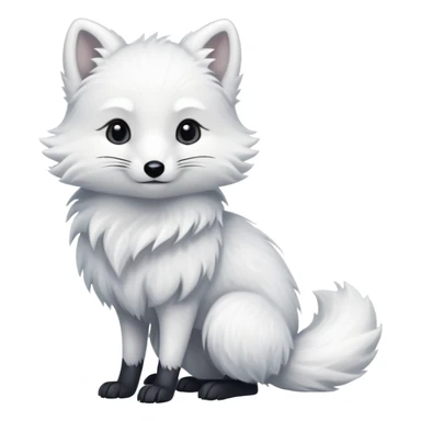 white winter & artic animal (not bear)  sticker