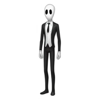 Slenderman shirtless sticker
