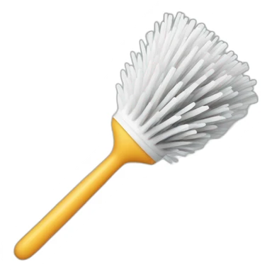toilet brush sticker