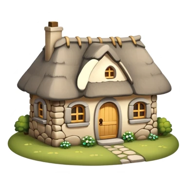 Cute cottage  sticker