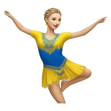 dancer from ukraine sticker