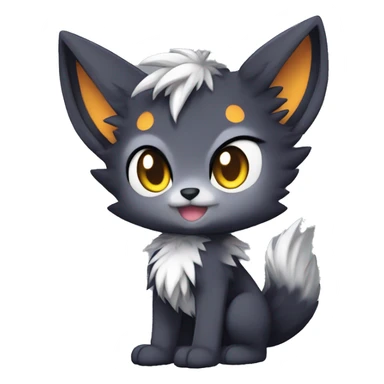 Anthro-Edgy-Cool-Dark-Contrast-Colors-Fantasy-Fur-Sona-Chibi-Shiny-Fakémon-Hybrid full body sticker