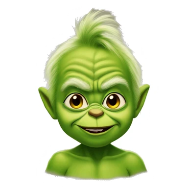 Baby grinch sticker