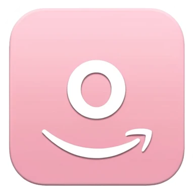 amazon prime video aesthetic logo in pastel pink sticker