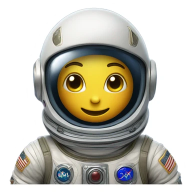 An alien astronaut with stars sticker