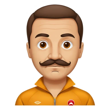 Recep İvedik, Turkish comedy character with mustache and tracksuit sticker