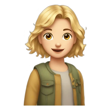 kid Anastasia loves cats sticker