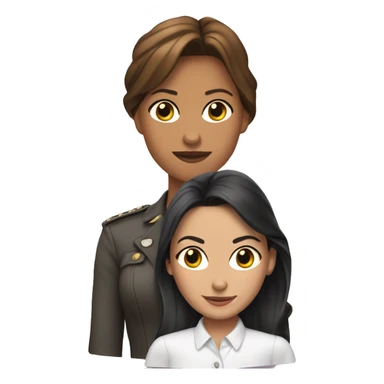 Felie Borbon y Letizia Ortiz sticker