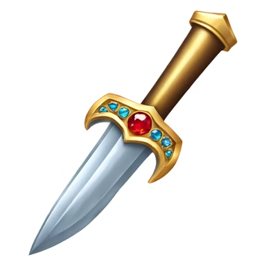 bejeweled dagger  sticker