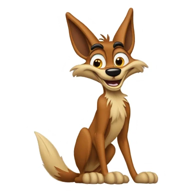 Wile E. Coyote looney tunes  sticker