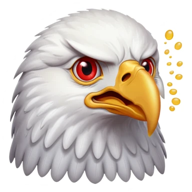 Pollen Allergies Eagle sticker