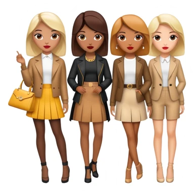 Main pop girls sticker