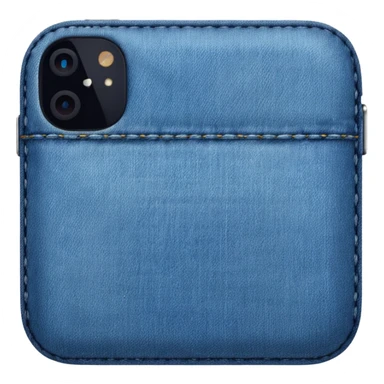 Denim iPhone sticker