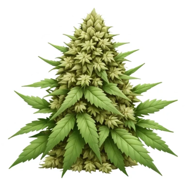 white color marijuana sticker