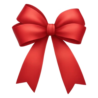 Red bow sticker