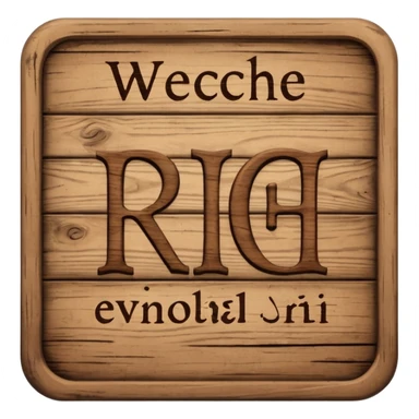 the word "RCH" on a sign sticker