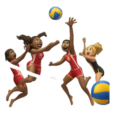 voleyball sticker