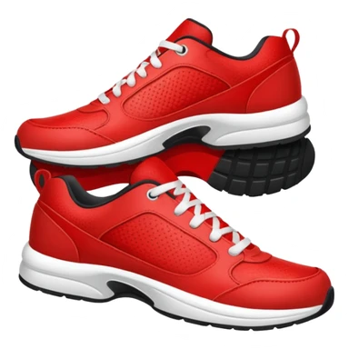 red sport shoe sticker