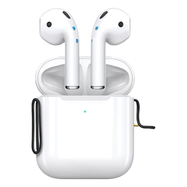 airpods with wire sticker