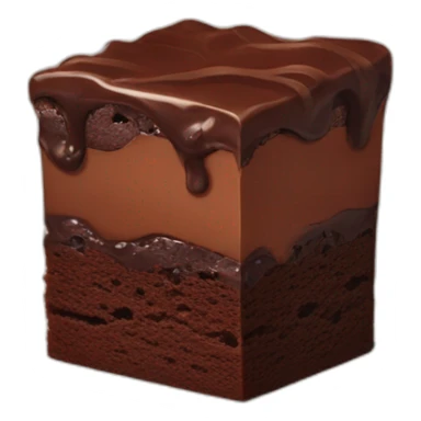 Chocolate brownie sticker
