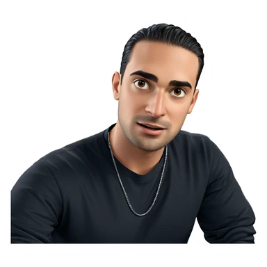 group of boys in black sticker