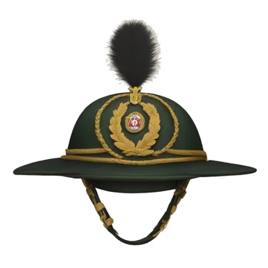 british military hat 19 century sticker