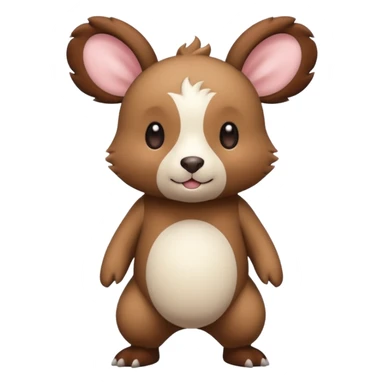 Teddiursa-Buneary-Minccino-fusion  sticker