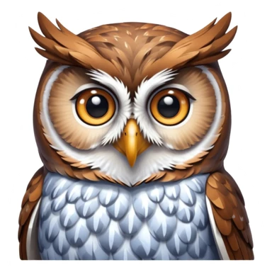 🦉 le mm hibou mais glacé  sticker