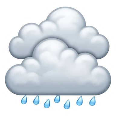 rainy clouds sticker