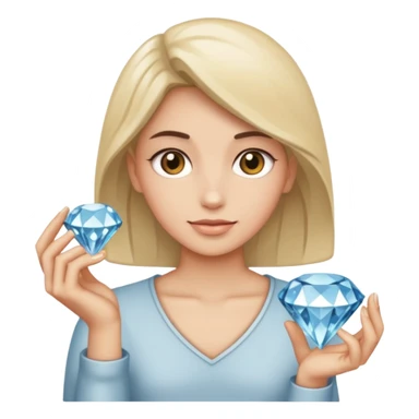 placer of mined diamonds sticker