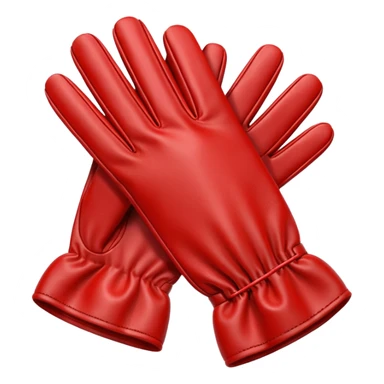 сделай красные перчатки sticker