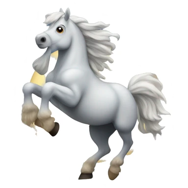 Caballo en el cielo sticker