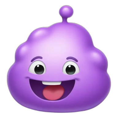 happy blob talking sticker