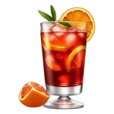 negroni cocktail sticker
