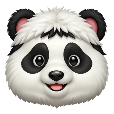 A panda dog sticker