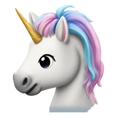 Unicorn pooping ￼ sticker