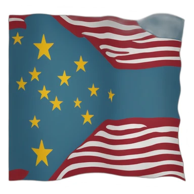 Moluccian flag sticker