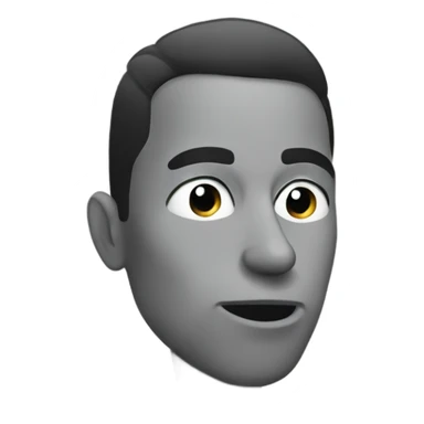 guy staying quiet  sticker