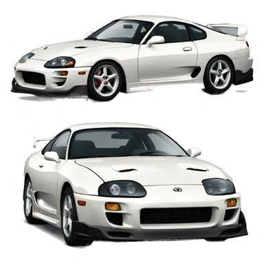 Toyota SUPRA mk4 f&f sticker