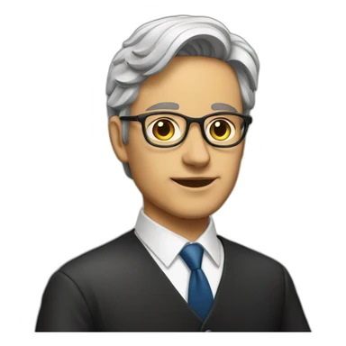 lawyer with cat sticker