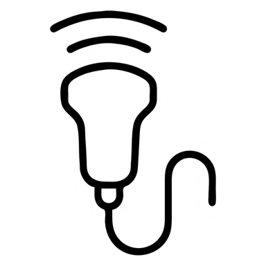 simple ultrasound icon sticker