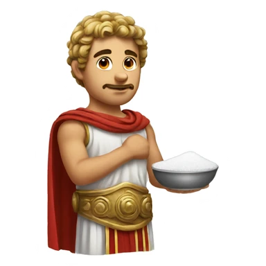 roman with salt sticker